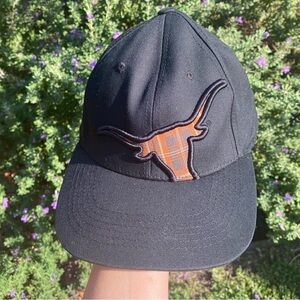 Texas Longhorns cap with plaid Longhorn